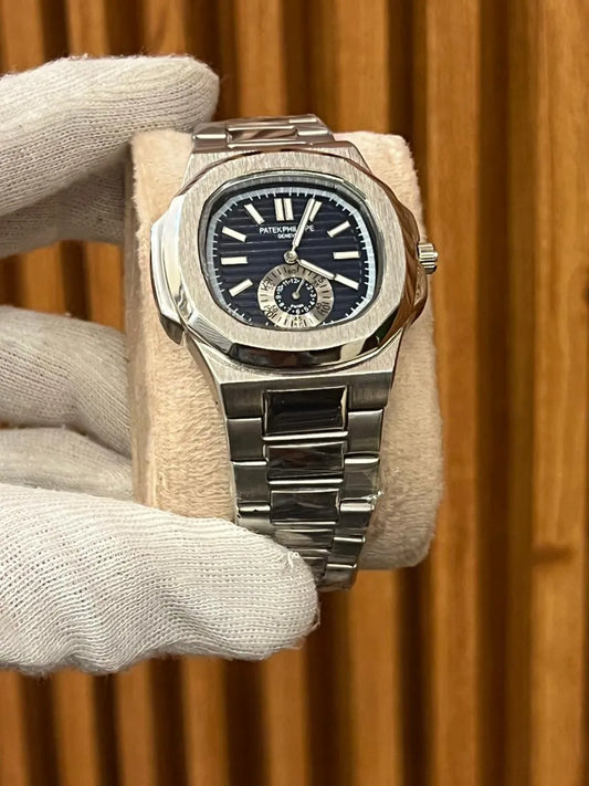 PP - Nautilus Silver Black and White - AAA Quality