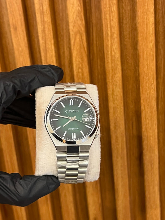 CTZN - Automatic Silver Green Quartz - AAA Quality