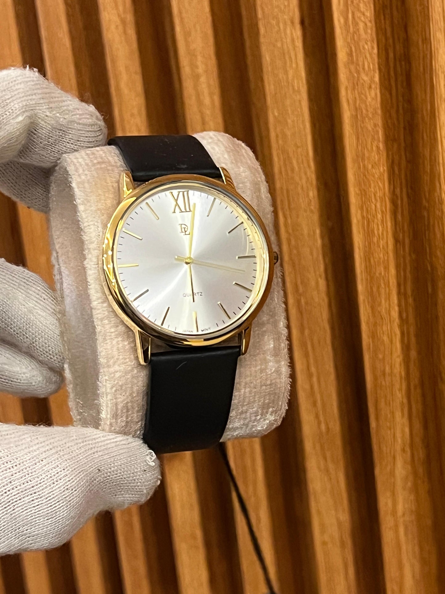 Fitron Quartz Leather Strap Dress Watch