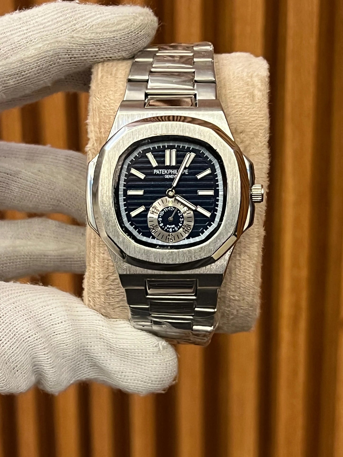 PP - Nautilus Silver Black and White - AAA Quality
