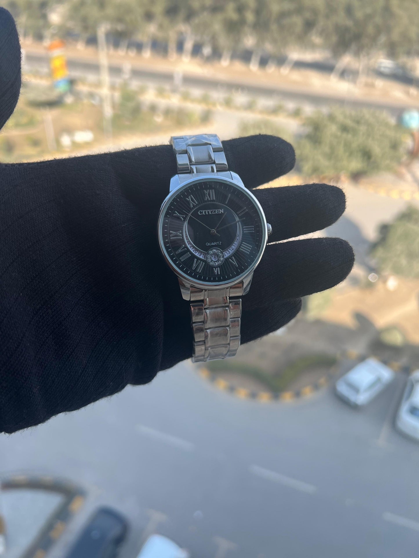 CTZN - Tsuyosa Silver Black Quartz - AAA Quality