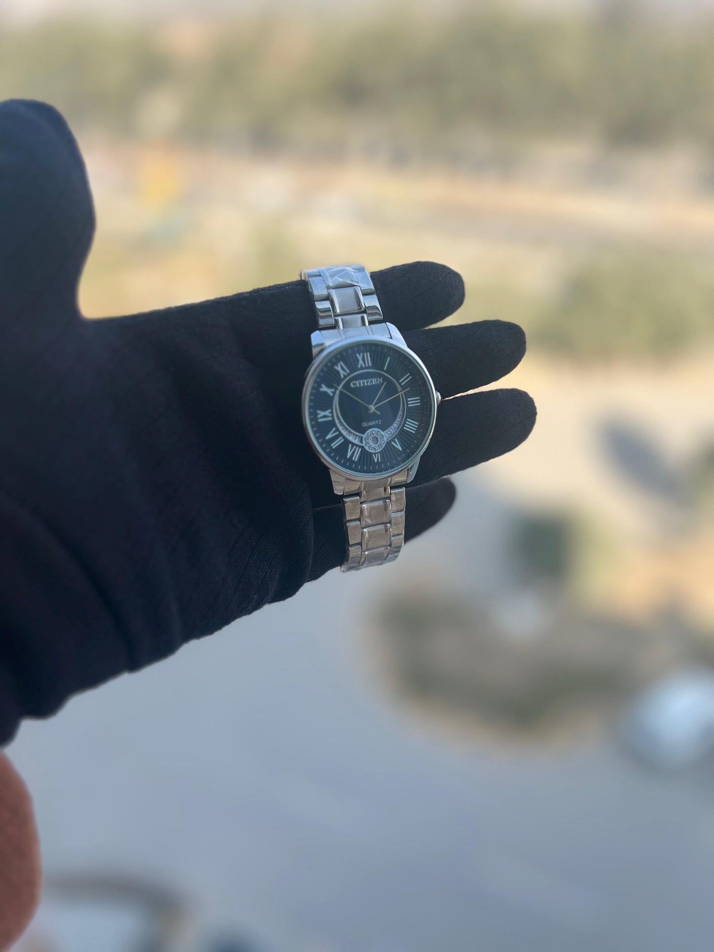 CTZN - Tsuyosa Silver Black Quartz - AAA Quality