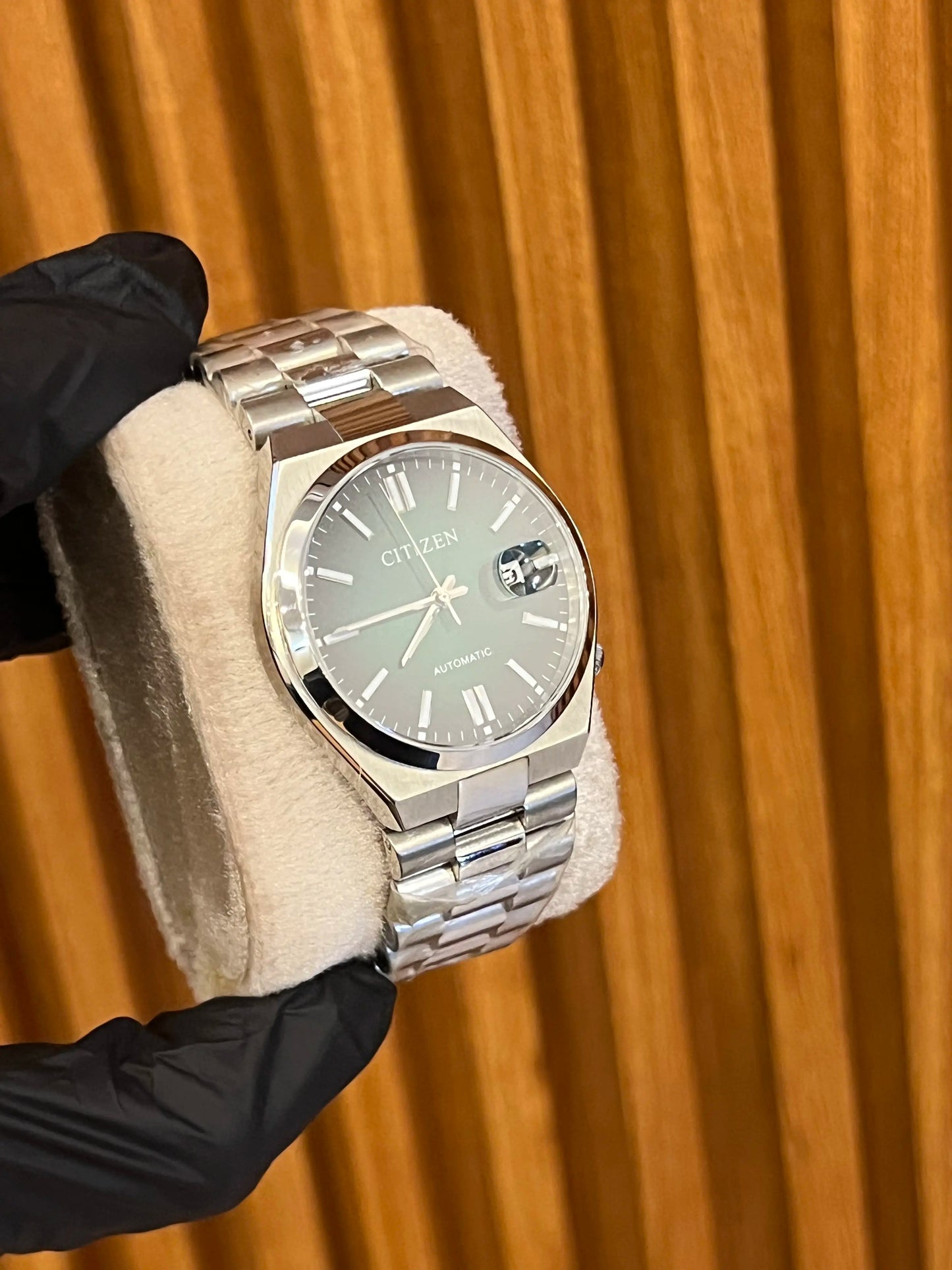 CTZN - Automatic Silver Green Quartz - AAA Quality
