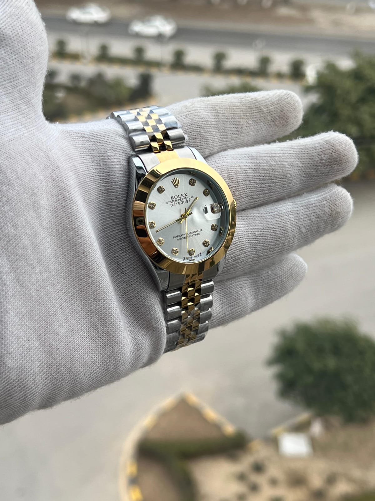 Rolex Day-Date 40 – Two-Tone  with Champagne Sunray