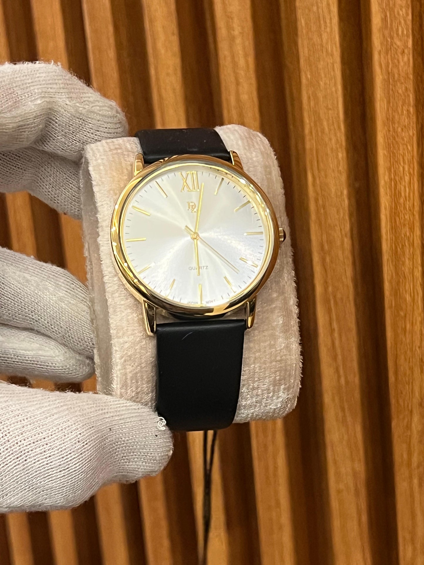 Fitron Quartz Leather Strap Dress Watch
