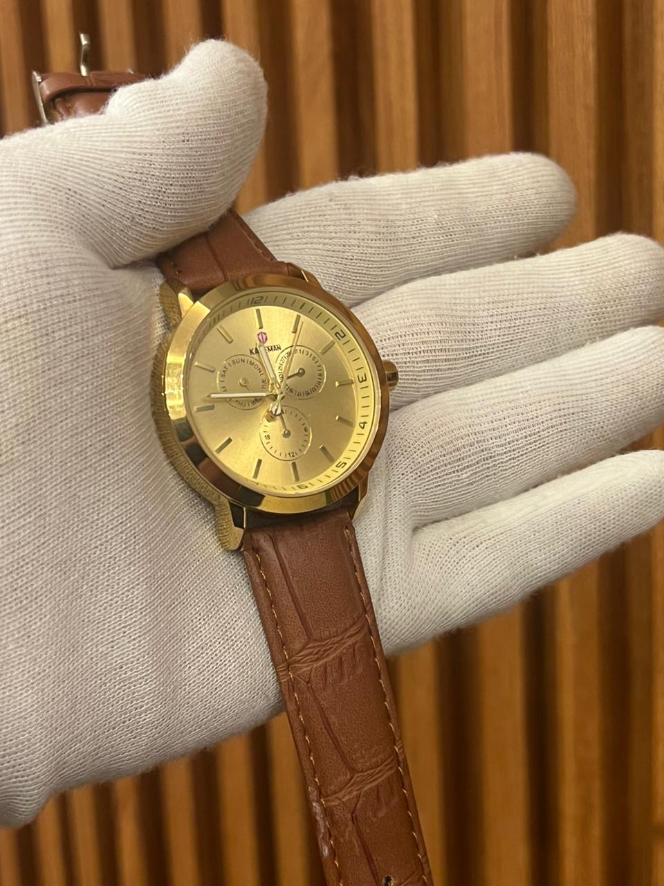 Kademan K9011 Quartz Leather Strap Watch