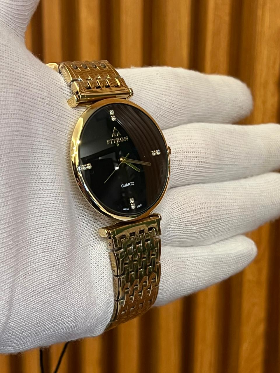 Fitron Quartz Stainless Steel Dress Watch