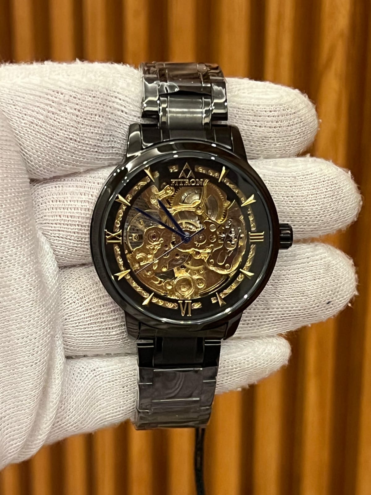Fitron Skeleton Automatic Dual-Tone Watch - AAA Quality
